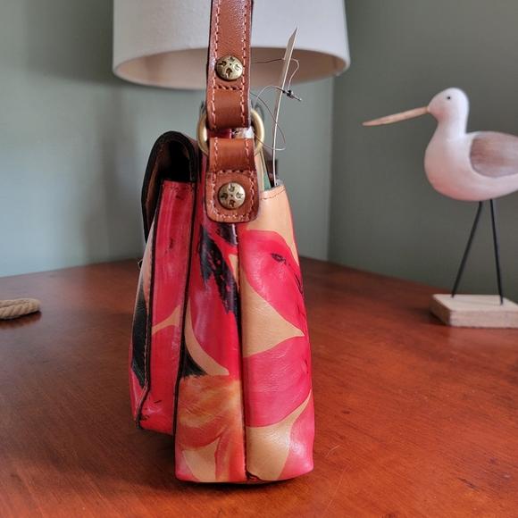 NWT Patricia Nash Avellino Spring Multi Leather Crossbody Bag Purse - Picture 3 of 16